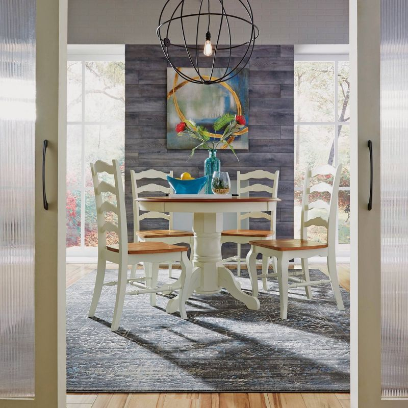 5pc French Countryside Dining Set Off White - Homestyles