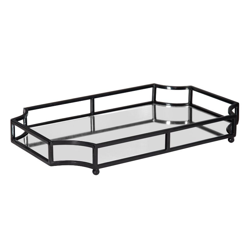 Kate and Laurel Ciel Tray, 12x18, Black