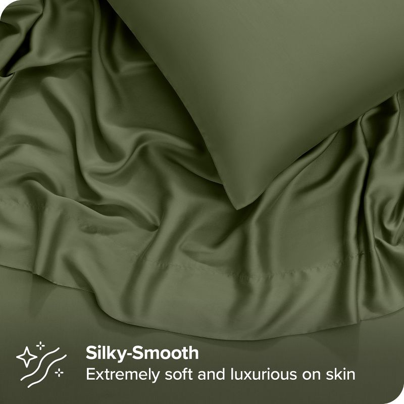 Twin XL Cypress TENCEL™ Lyocell Sheet Set by Bare Home