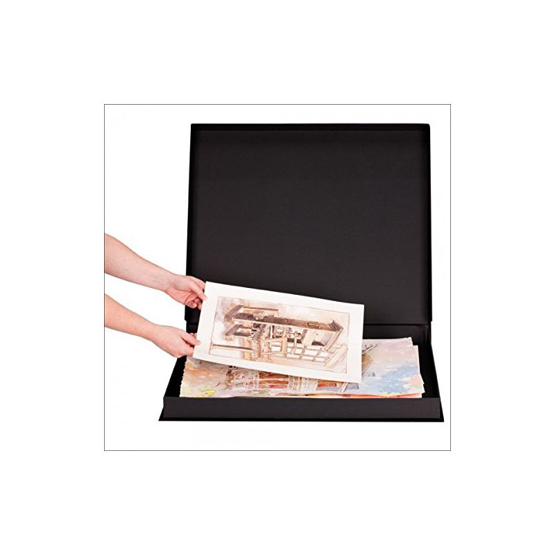 HG Concepts HG Art Concepts Eternity Archival Clamshell Art Portfolio Storage Box 8.5x11"