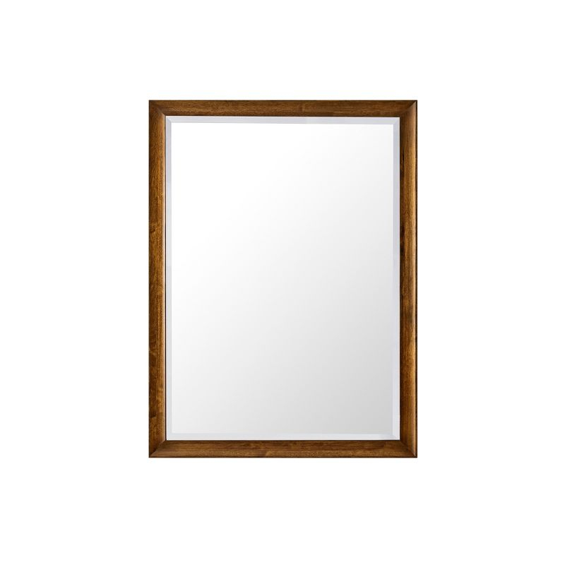 Glenbrooke Solid Wood Flat Wall Mirror