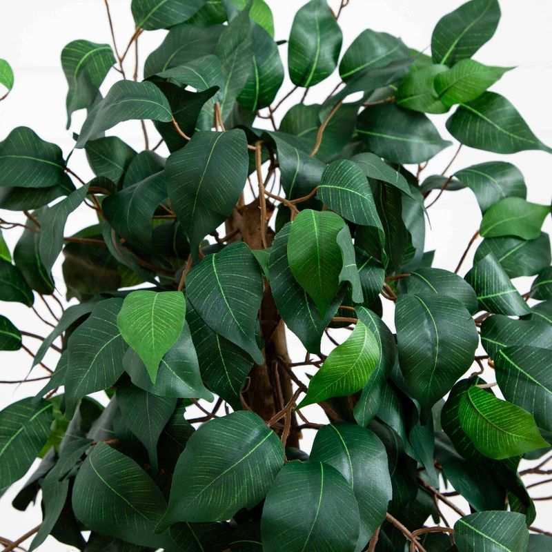 Nearly Natural 44-in Ficus Tree with Decorative Planter