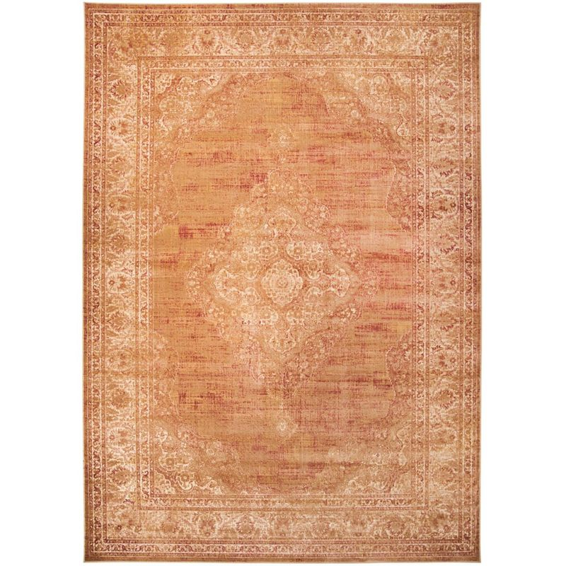 Vintage VTG112 Power Loomed Indoor Skid-Resistant Area Rug - Taupe - 7'6"x10'6" - Safavieh
