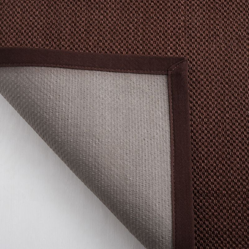 Natural Fiber NF133 Power Loomed Accent Rug - Chocolate/Dark Brown - 2'6"x4' - Safavieh.