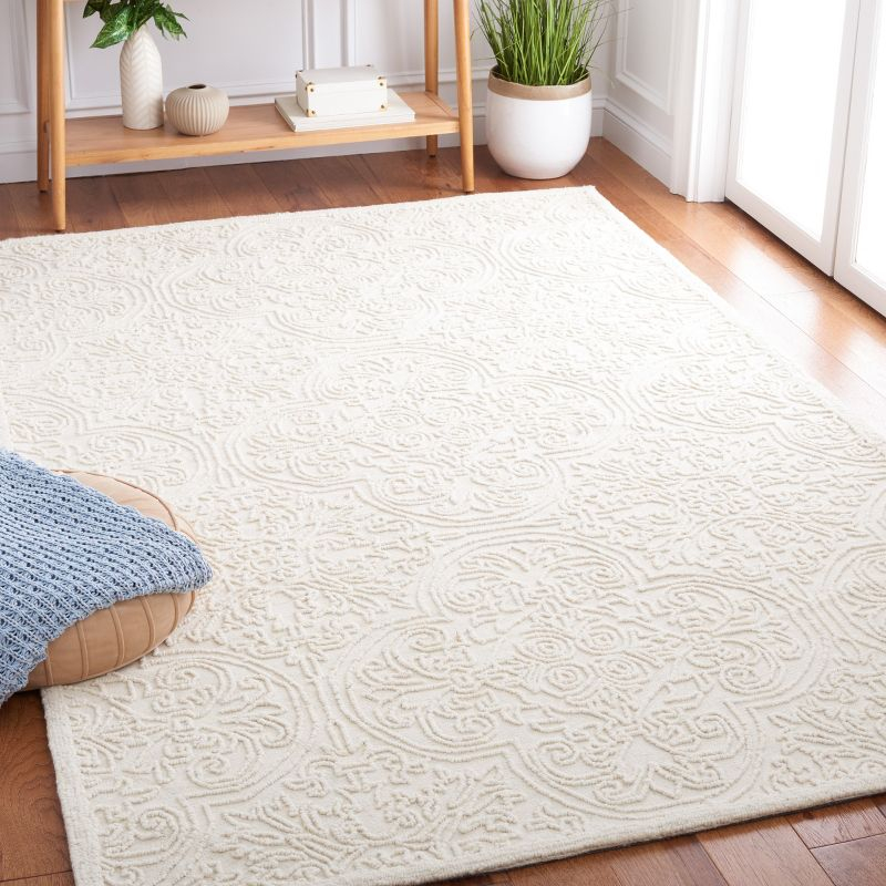 Martha Stewart Trace - MSR3511 - Indoor Hand Tufted Area Rugs - Ivory - 4'x6'