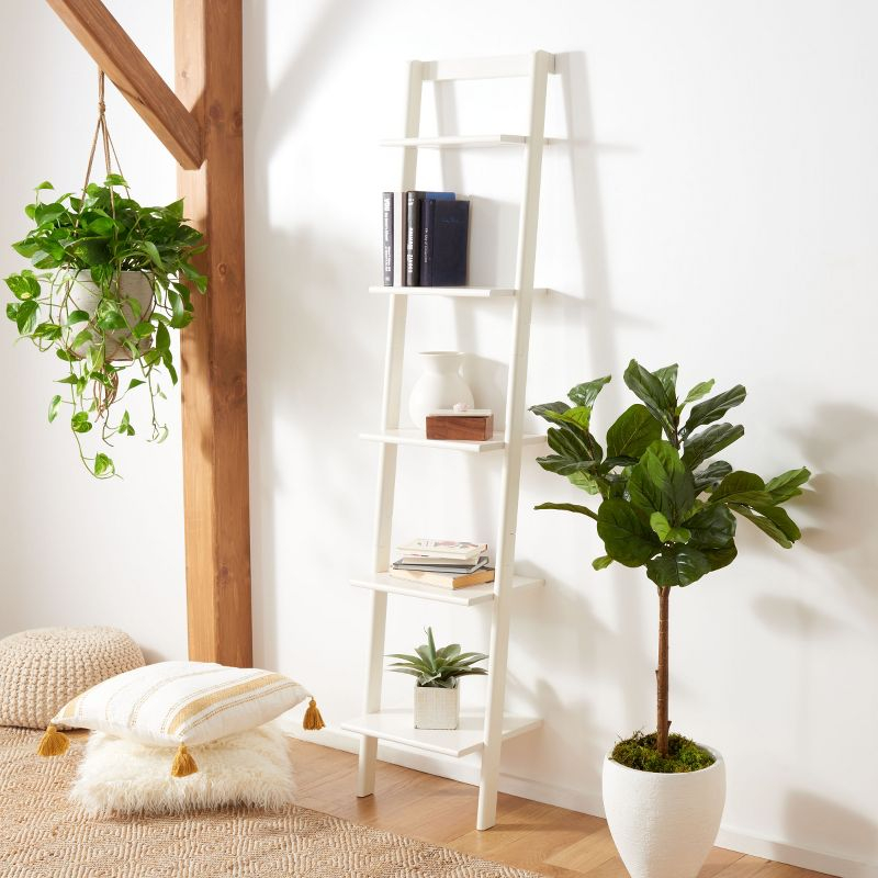 Allaire 5 Tier Leaning Etagere - ETG9400 - White - Safavieh