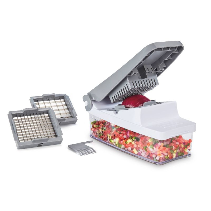 Cuisinart Fruit and Vegetable Box Chopper: Manual Food Chopper with Stainless Steel Blades, Nonslip Base, Dishwasher-Safe