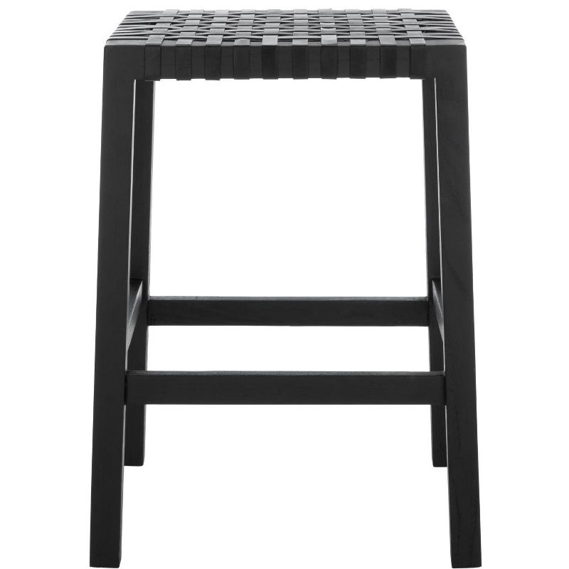 Capri Counter Stool - BST1009 - Black/Black - Safavieh