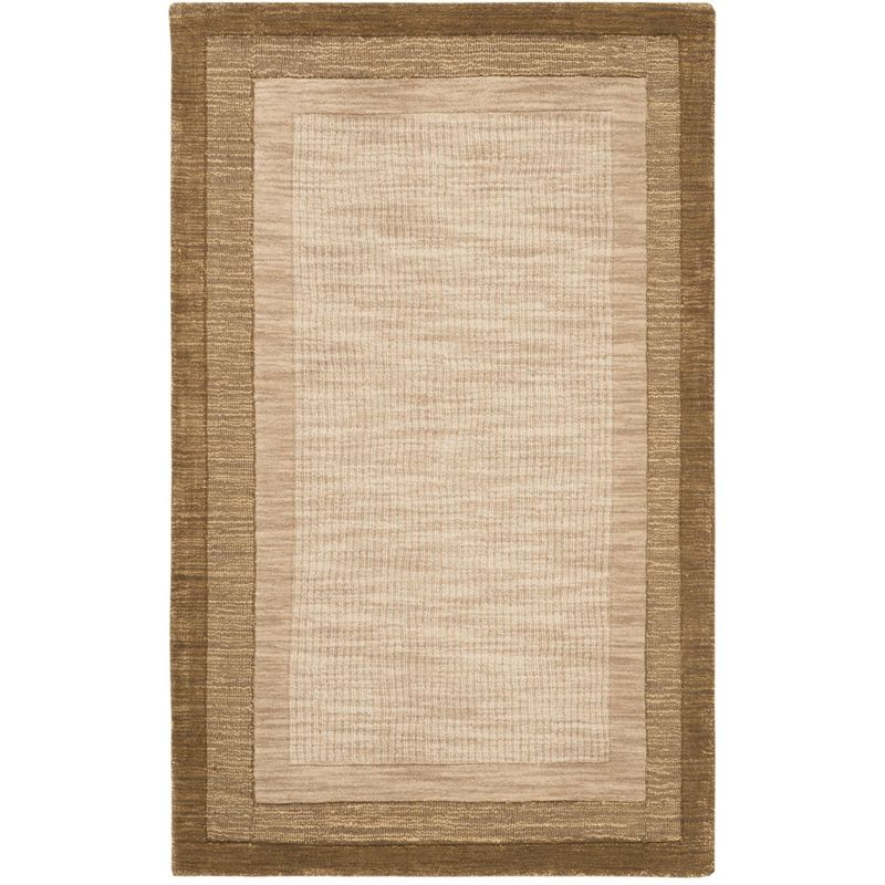 Impressions IM821 Hand Loomed Area Rug - Beige/Brown - 4'x6' - Safavieh