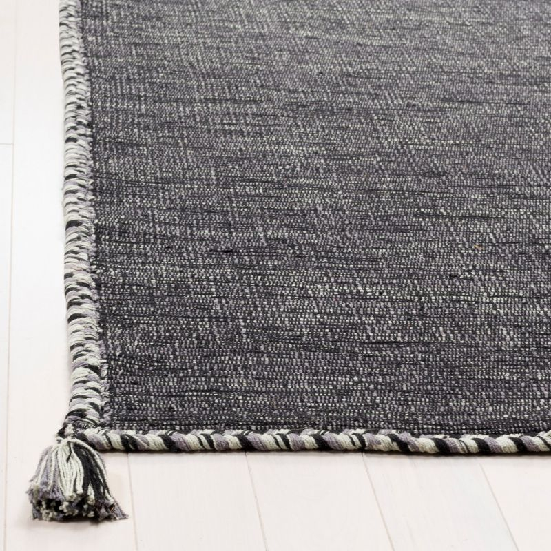 Montauk MTK150 Hand Woven Indoor Runner Rug - Grey/Black - 2'3"x8' - Safavieh