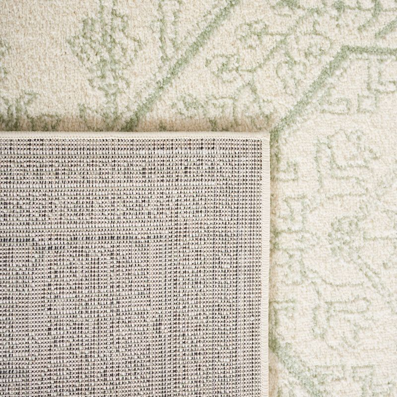 Adirondack ADR108 Machine Made Indoor Area Rug - Sage/Ivory - 4'x6' - Safavieh
