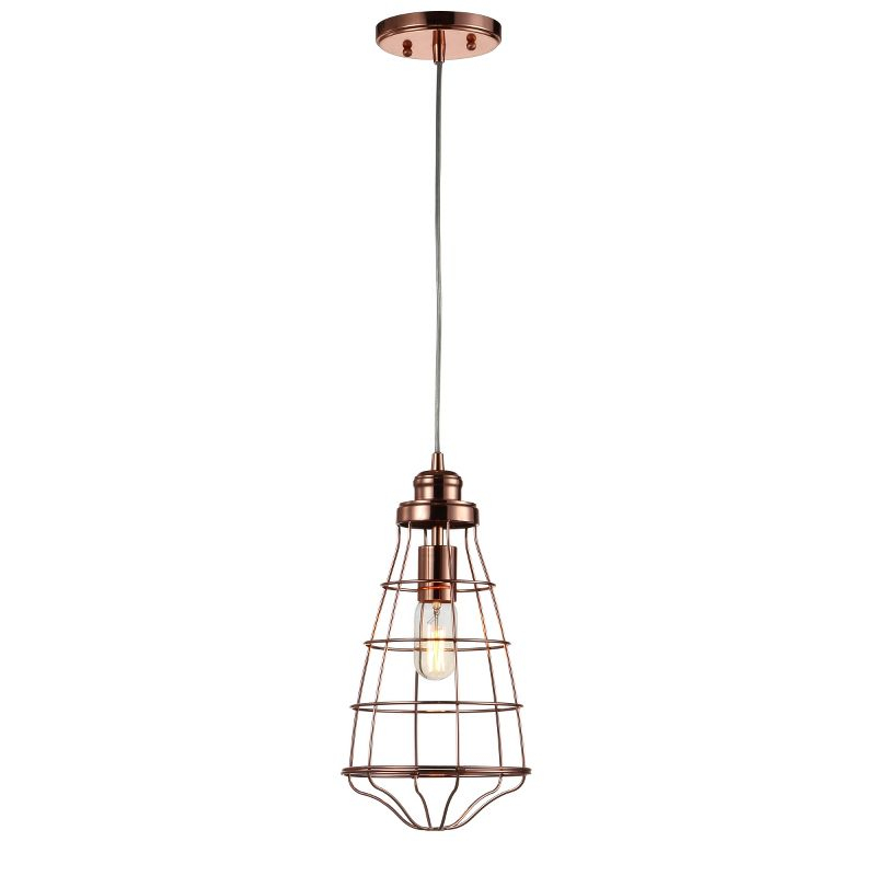 Henni 7.5" Pendant - PND4037 - Rose/Gold - Safavieh