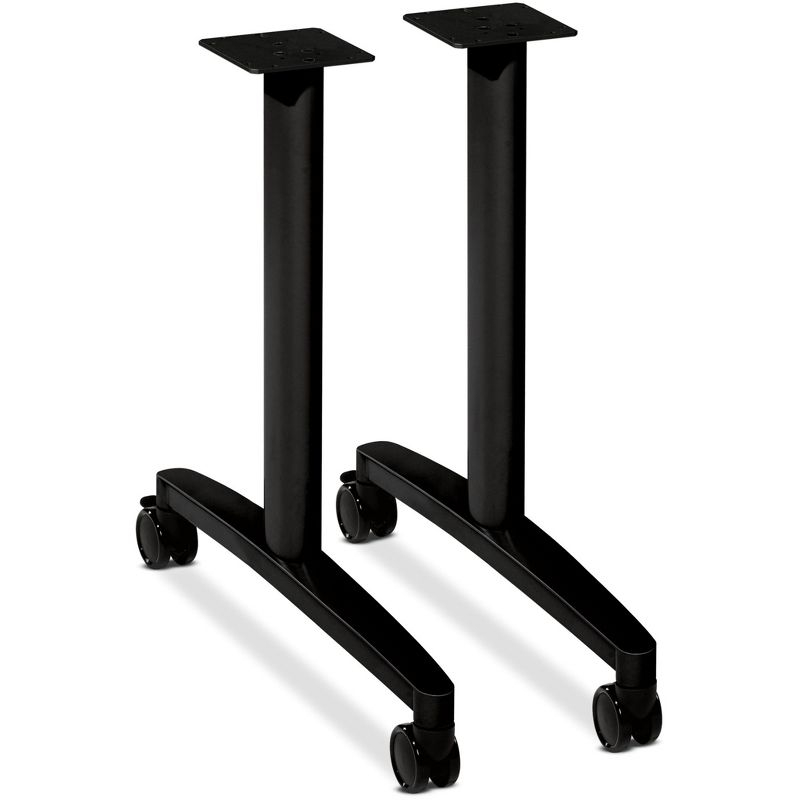 HON Huddle T-Leg Table Base, 2-Pack