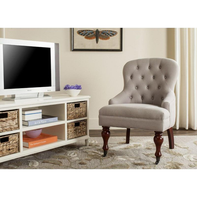 Falcon Arm Chair - MCR4544 - Taupe - Safavieh