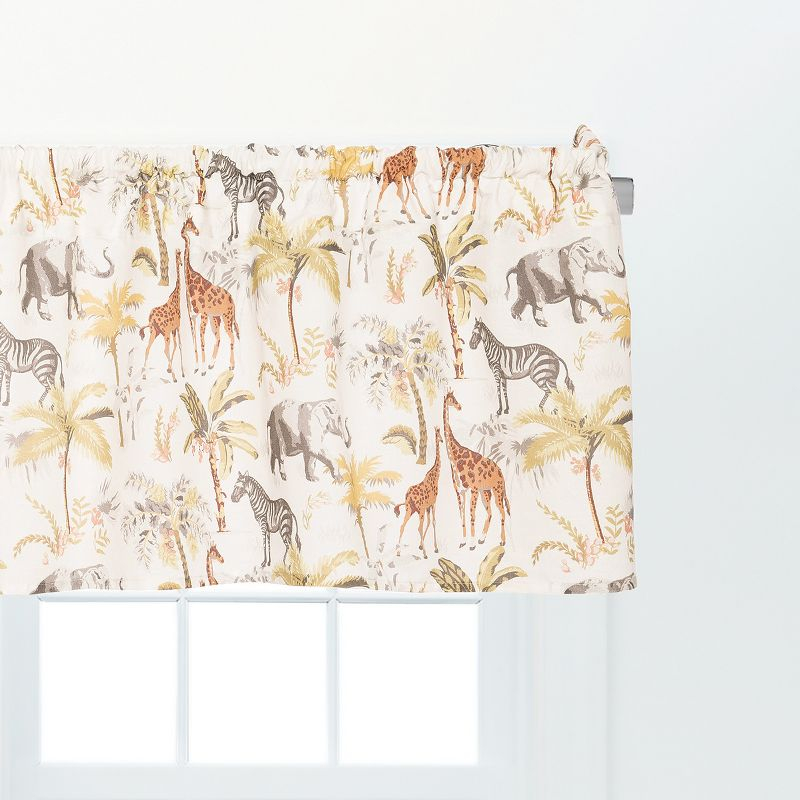 Nico Safari Multicolored Valance (Set of 2)