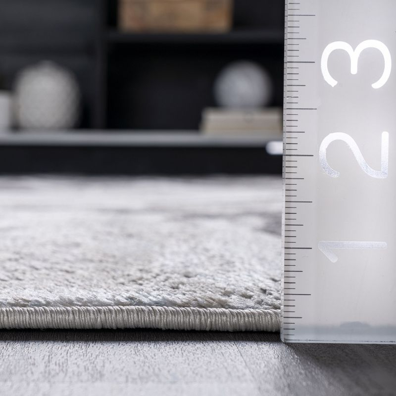Nuloom Drea Marble Abstract Indoor Area Rug, Gray, 4'3"x6'3"