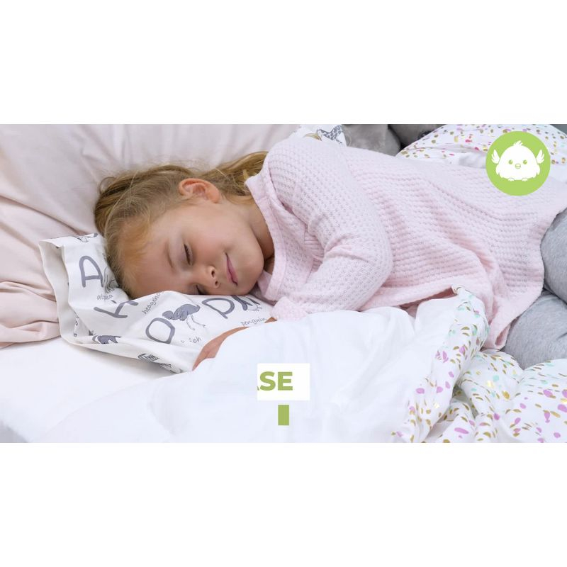 KeaBabies Toddler Pillowcase for 13X18 Pillow, Organic Toddler Pillow Case, Travel Pillow Case Cover (KeaFriends)