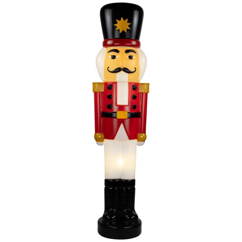 Northlight Lighted Blow Mold Nutcracker Soldier Outdoor Christmas Decoration - 59"