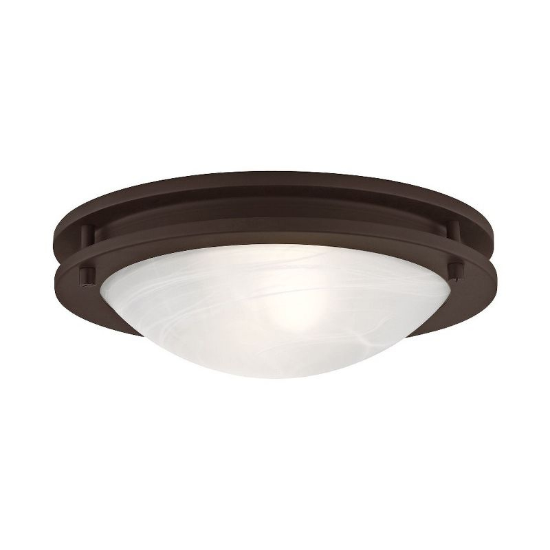 Livex Lighting Ariel 2 - Light Flush Mount in  Bronze