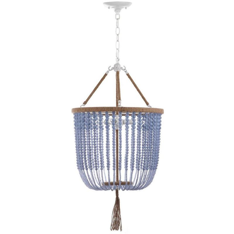 Angie Beads Pendant Lamp - LIT4476 - Blue - Safavieh
