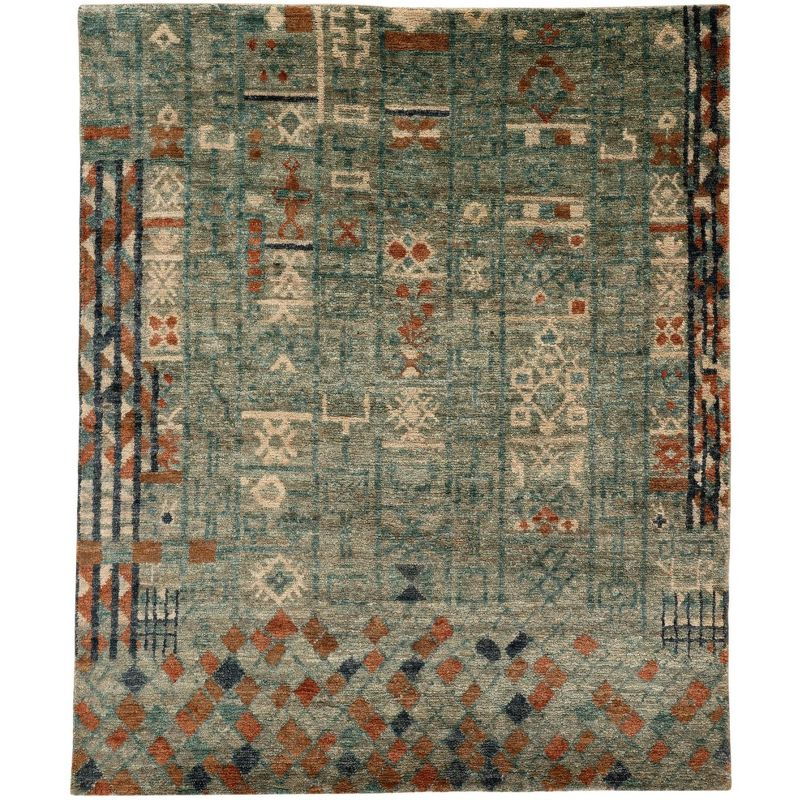 Annie Selke - Dash & Albert Pastiche Hand Knotted Jute Rug, Runner 2.5x8, Multi
