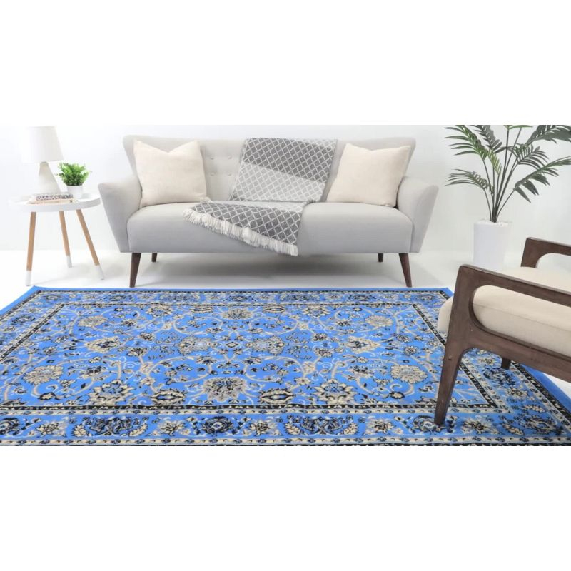 Unique Loom 5' 0 x 8' 0 Sialk Hill Washington Ivory Area Rug