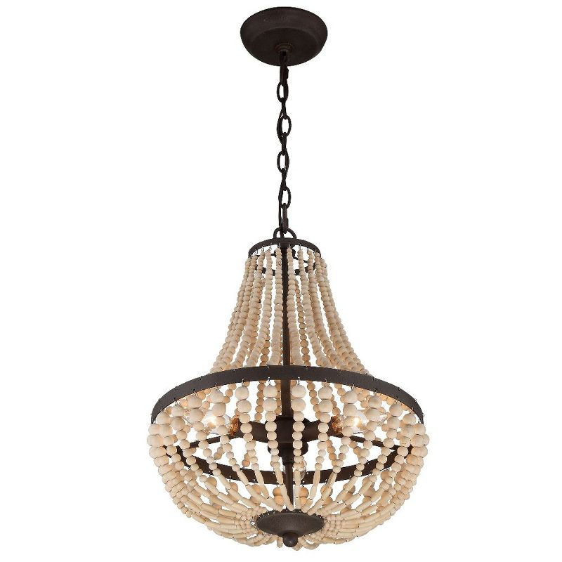 Crystorama Lighting Rylee 3 - Light Chandelier in  Antique Gold