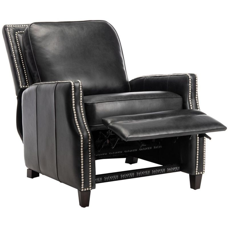 Buddy Leather Recliner - Black - Safavieh