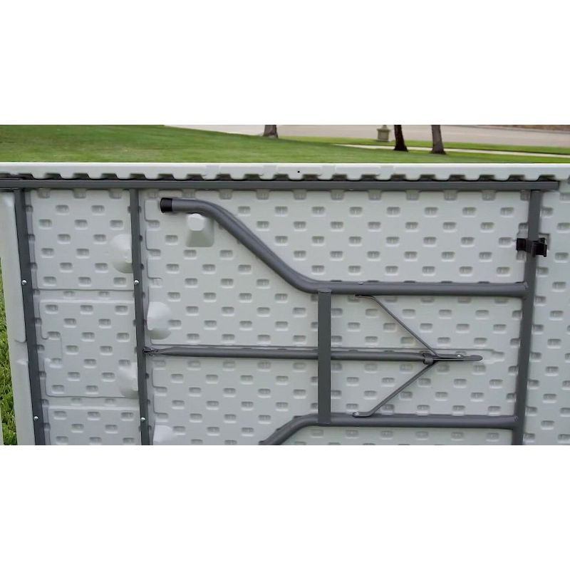 Best Choice Products 4Ft Plastic Folding Table, Indoor Outdoor Heavy Duty Portable W/ Handle, Lock For Picnic
