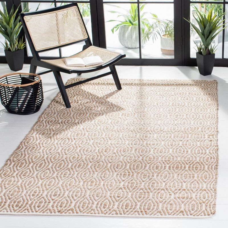Cape Cod CAP822 Woven Indoor Area Rug - Natural - 4'x6' - Safavieh