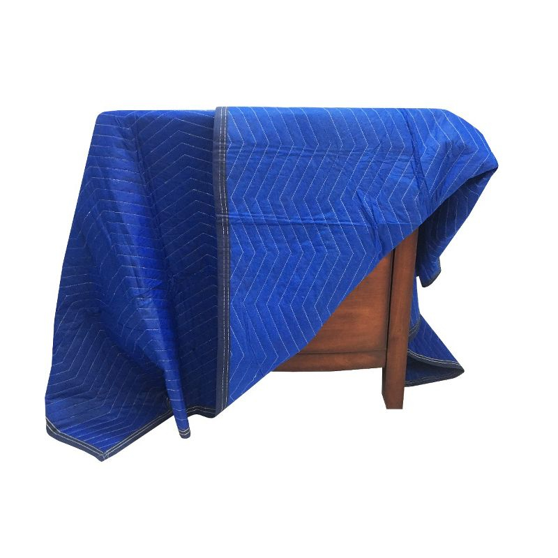 UBMOVE 6 Pack of Blue Economy Moving Blanket 72" x 80",  43 lbs./Doz