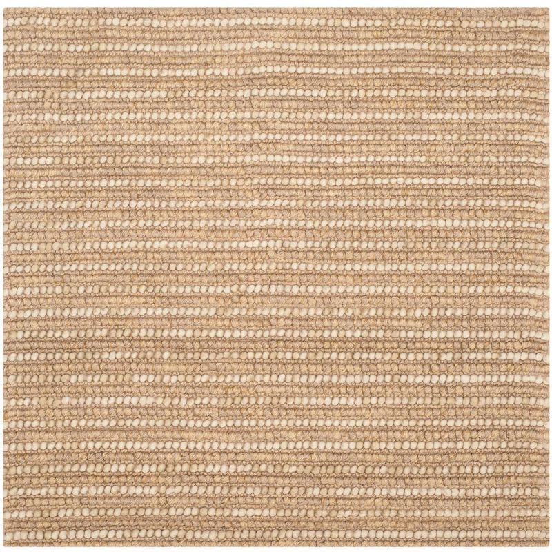 Bohemian BOH525 Hand Woven Area Rug - Beige/Multi - 4'x4' - Safavieh.