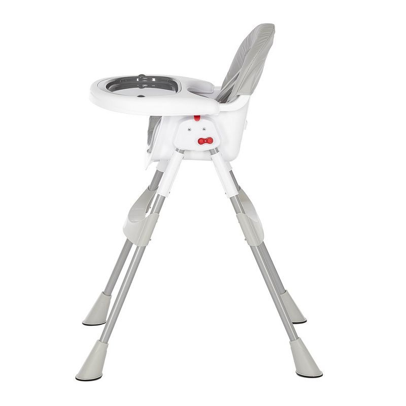 Dream On Me Portable 2-In-1 Table Talk High Chair - Convertible Compact and Lightweight, Grey