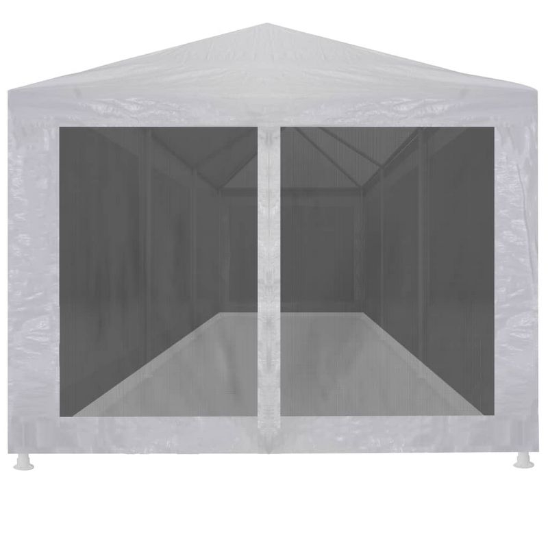 vidaXL 29.5 Ft. W x 9.8 Ft. D Steel Party Tent with 4 Mesh Sidewalls