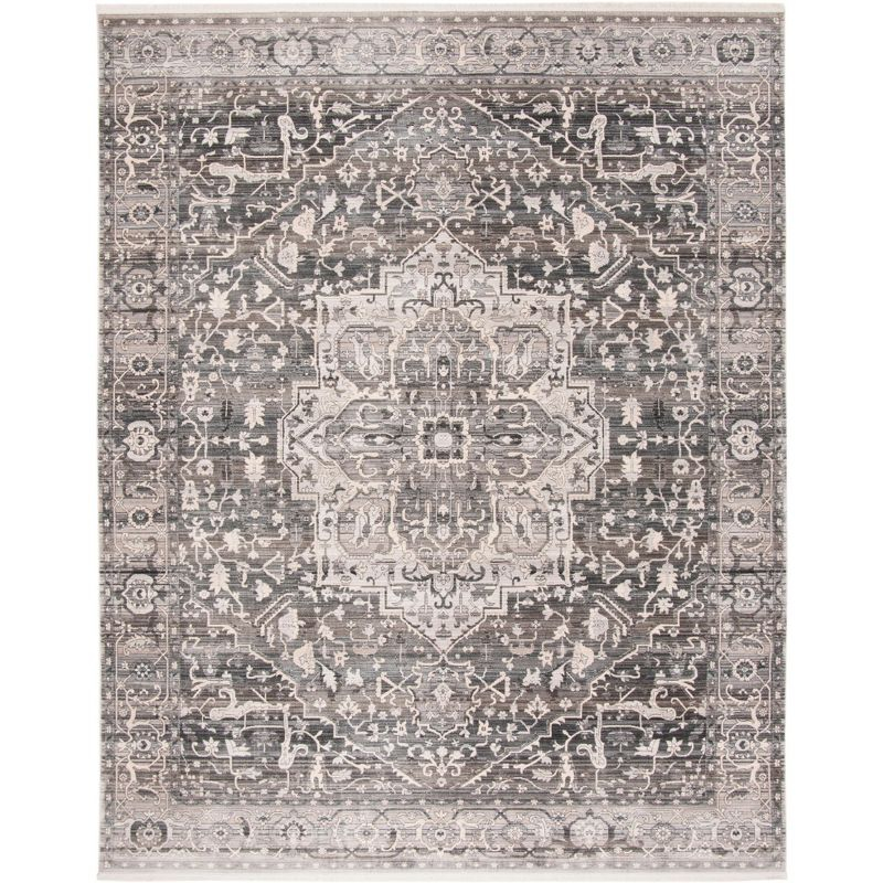 Vintage Persian VTP479 Power Loomed Indoor Area Rug - Grey/Charcoal - 9'x11'7" - Safavieh