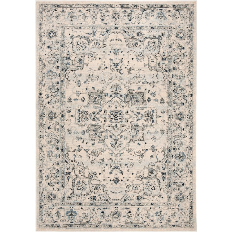 Charleston CHL411 Loomed Indoor Accent Rug - Ivory/Light Blue - 3'x5' - Safavieh