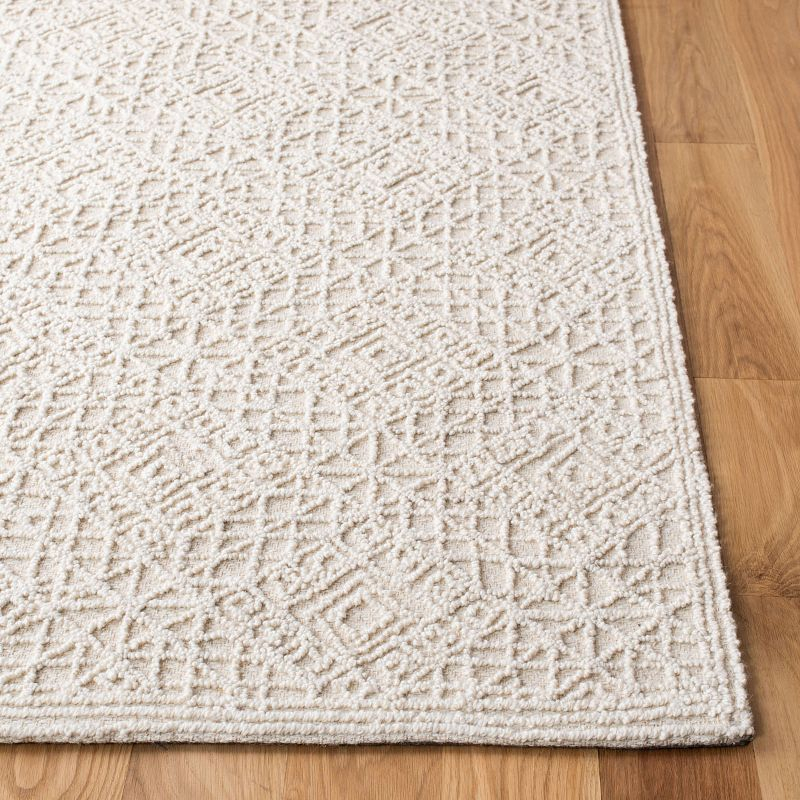 Trace TRC255 Hand Tufted Indoor Accent Rug - Light Beige - 2'3"x4' - Safavieh