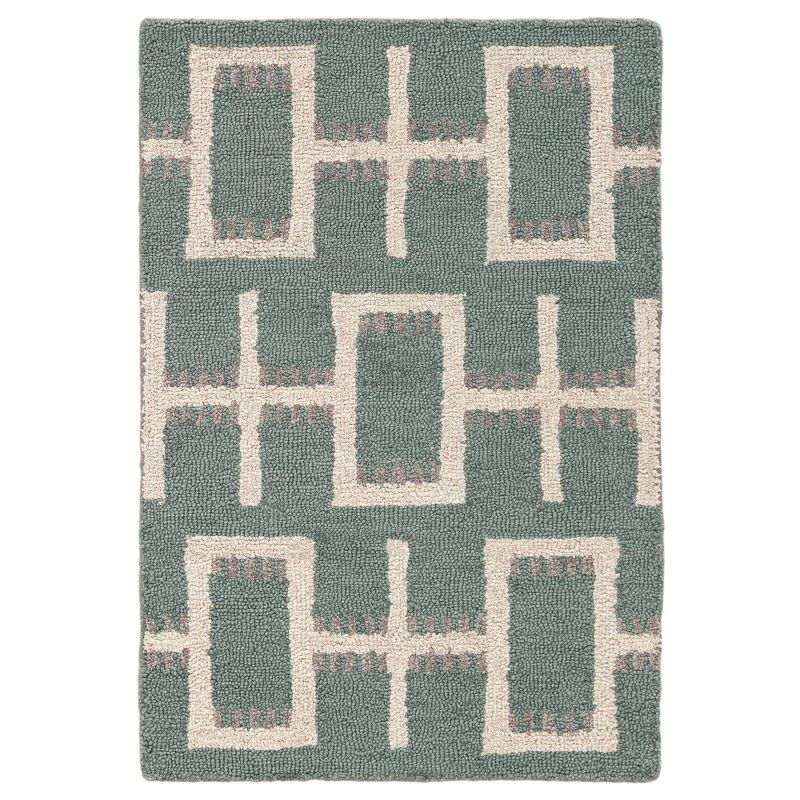 Obeetee Freya Frida Hand Made Indoor Area Rug - 2'x3' Green