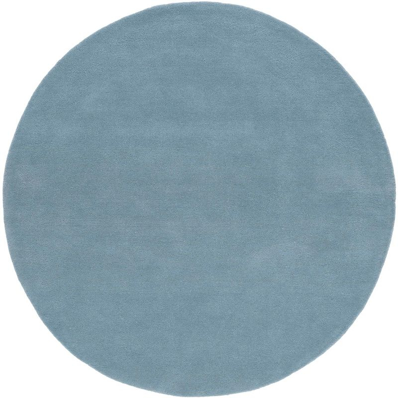 Fifth Avenue FTV128 Hand Tufted Indoor Area Rug - Blue - 5' Round - Safavieh