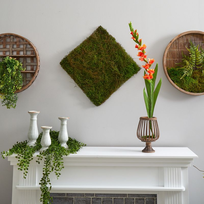 Nearly Natural 20-in X 20-in Artificial Moss Mat