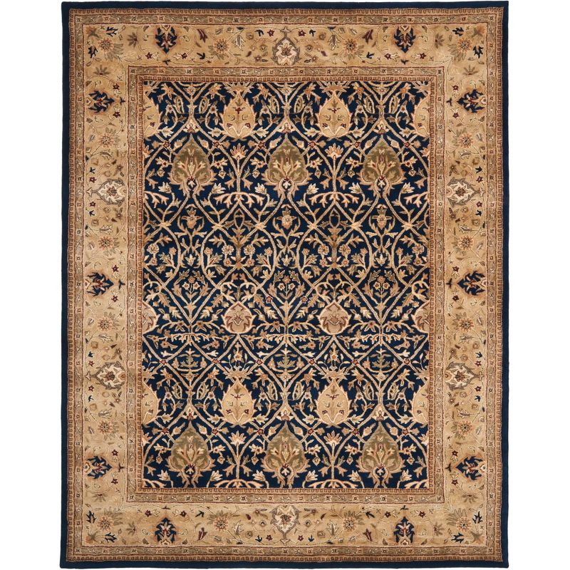 Persian Legend PL819 Hand Tufted Indoor Area Rug - 9'x12' - Blue/Gold - Safavieh