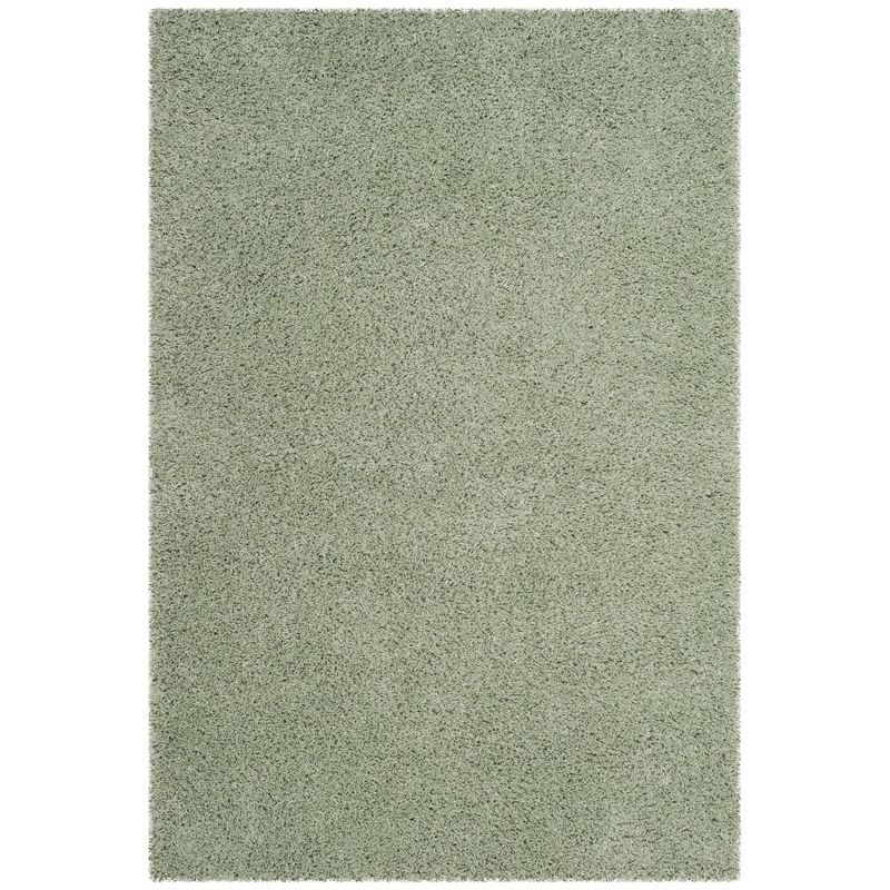 Laguna Shag SGL303 Power Loomed Accent Rug - Light Sage - 3'x5' - Safavieh.