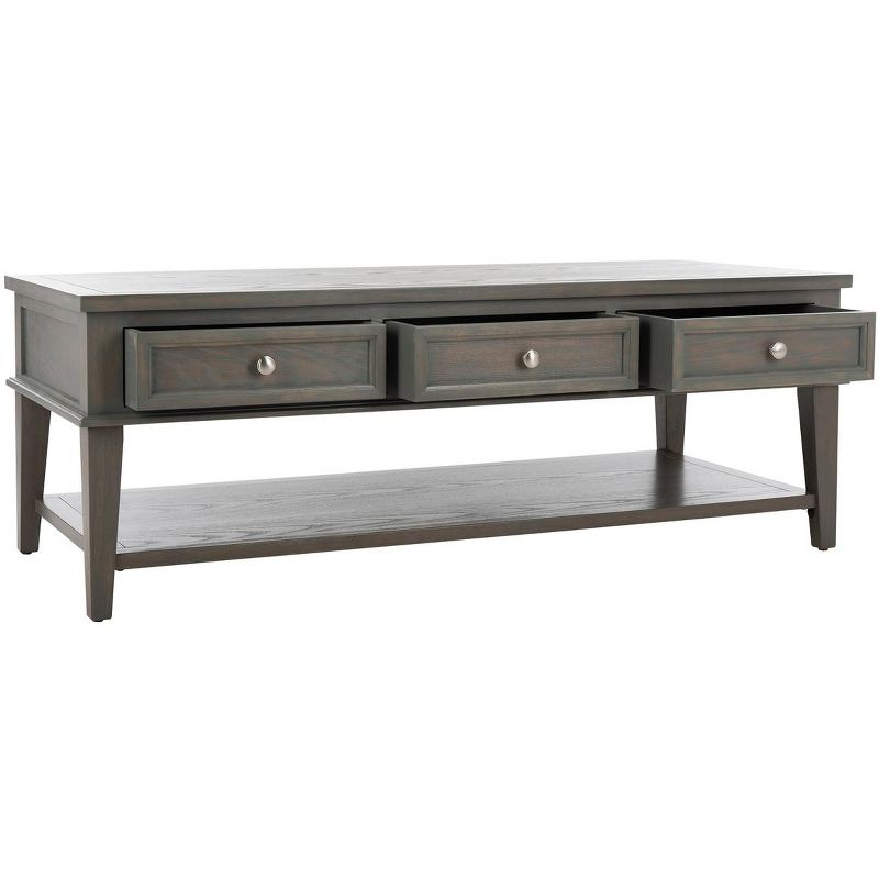 Manelin Coffee Table - Ash Grey - Safavieh