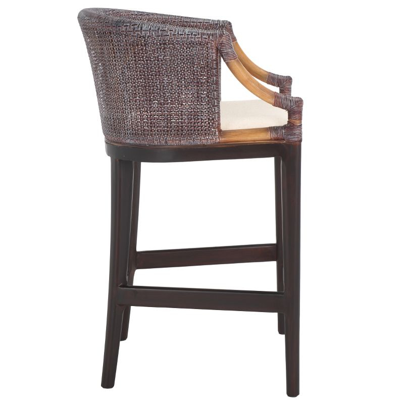 Brando Counter Stool - BST4000 - Brown/White - Safavieh