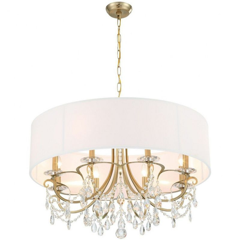 Crystorama Lighting Othello 8 - Light Chandelier in  Vibrant Gold