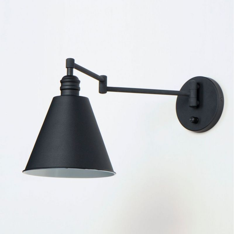 Maxim Lighting Library 1 - Light Swing Arm Lamp in  Black