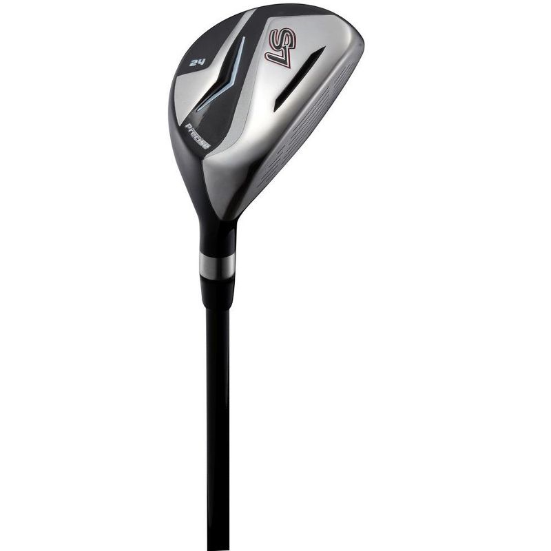Precise S7 Men's Complete 18 Piece Right Handed Golf Clubs Package Set w/ Titanium Driver, Red Model, Tall Size