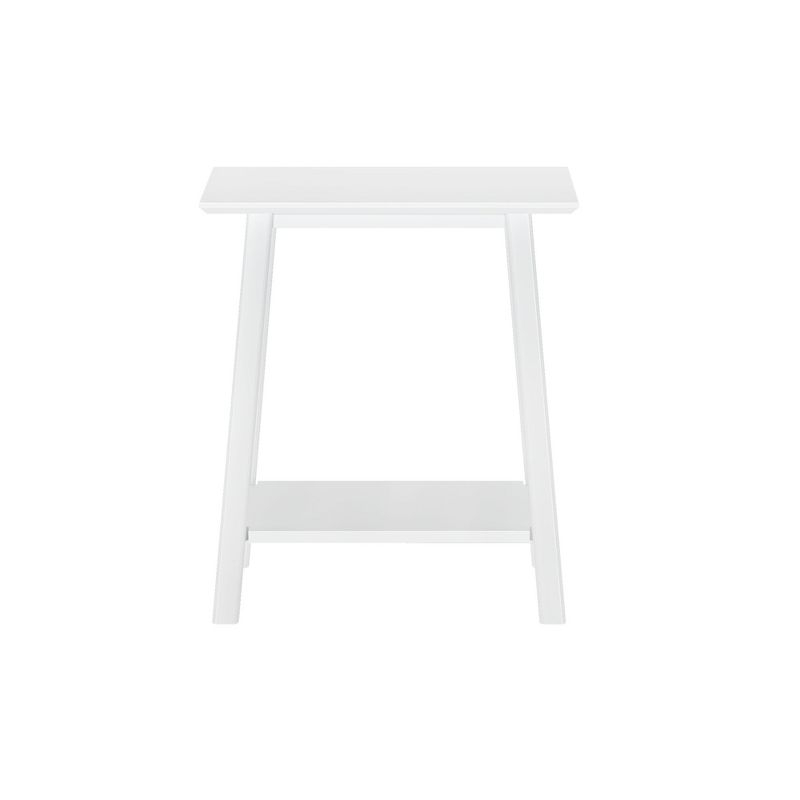 Plank+Beam Nightstand, Solid Wood Mid-Century Modern Bedside Table for Bedroom