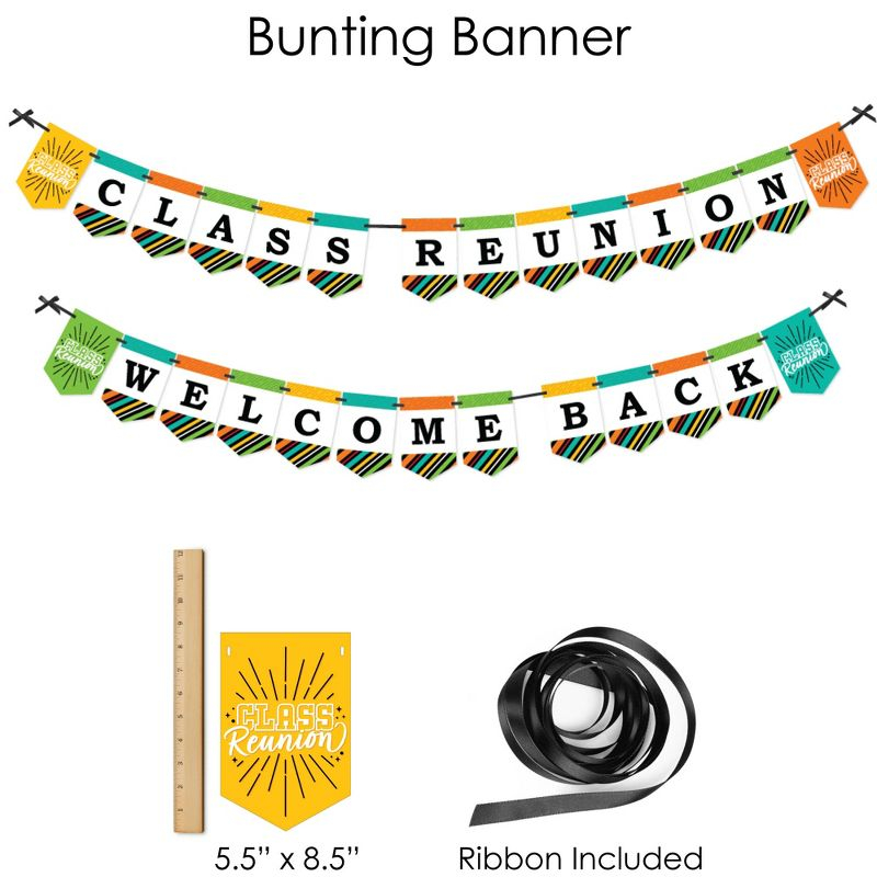 Big Dot of Happiness Still Got Class - High School Reunion Party Supplies - Banner Decoration Kit - Fundle Bundle