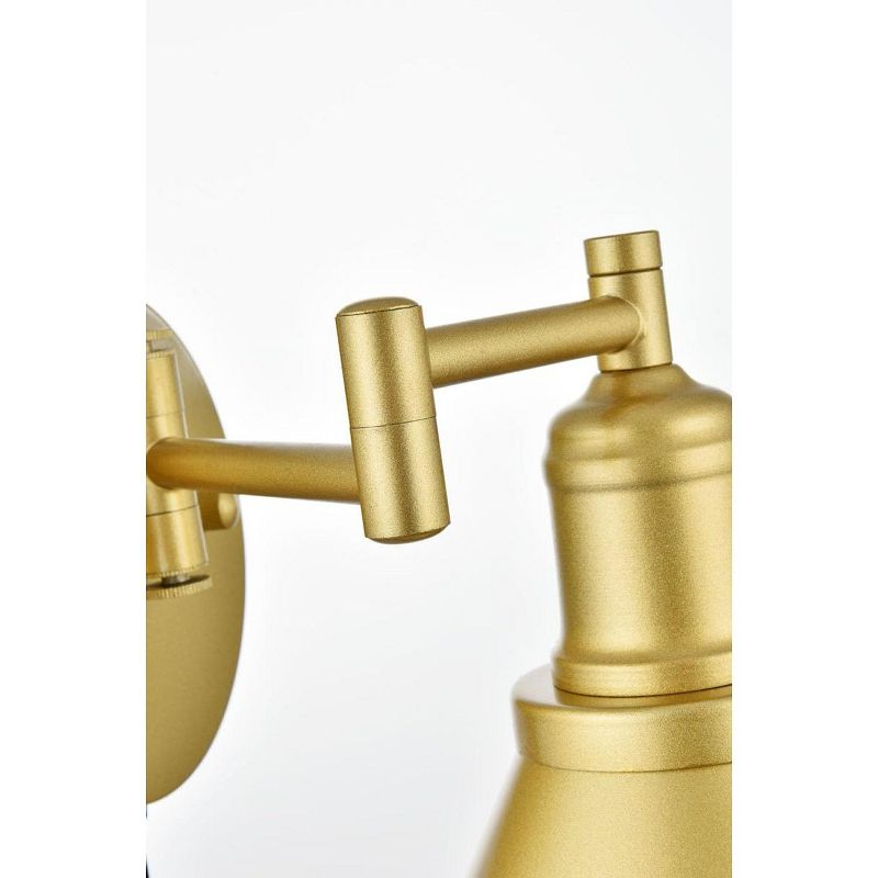 Elegant Lighting Judson 1 light Chrome swing arm wall sconce